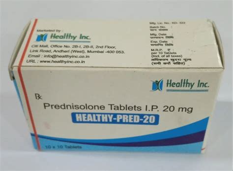 HEALTHY PRED 20 Prednisolone Tablet 20mg At Best Price In Mumbai ID