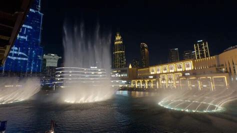 Water Fountain Dubai Stock Video Footage for Free Download