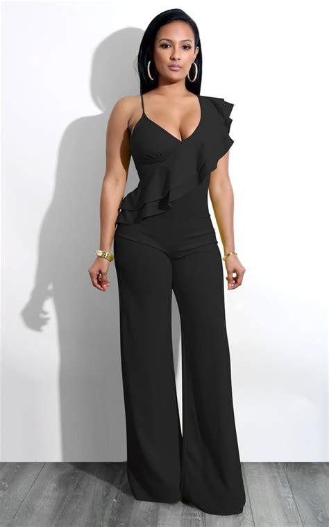 Fanieces Off Shoulder Women Jumpsuit Elegant Stylish Jumpsuit Layered