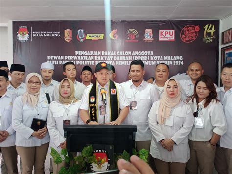 Daftar Bacaleg Ke Kpu Gerindra Kota Malang Klaim Persen Kader