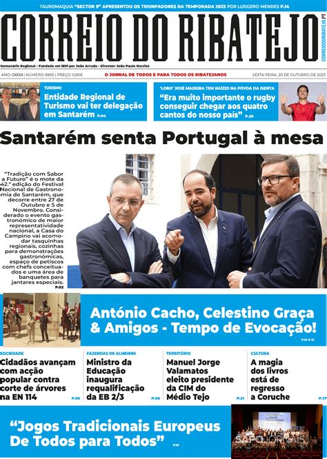 Correio Do Ribatejo Out Jornais E Revistas Sapo Pt