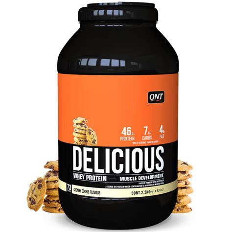 Qnt Delicious Whey Protein Creamy Cookie Kg Redcare Pharmacie