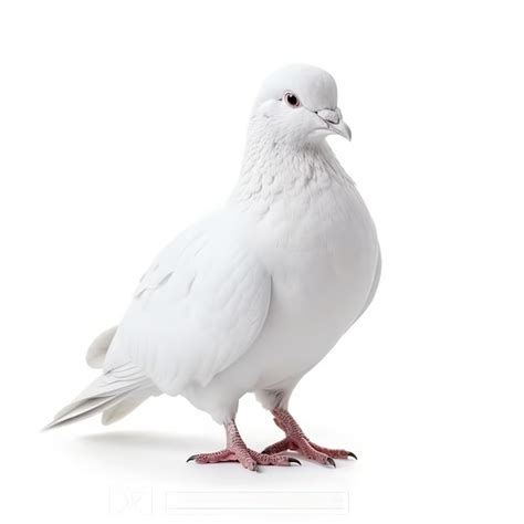 Premium Ai Image White Pigeon Isolated In White Background