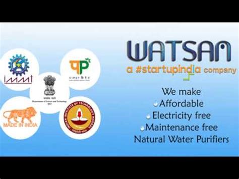 Watsan Envirotech The Poor Man S Water Purifier Makers YouTube