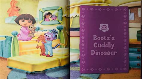 Dora The Explorer Toy Stories Bootss Cuddly Dinosaur All 4 Chapters In 1 Video Youtube