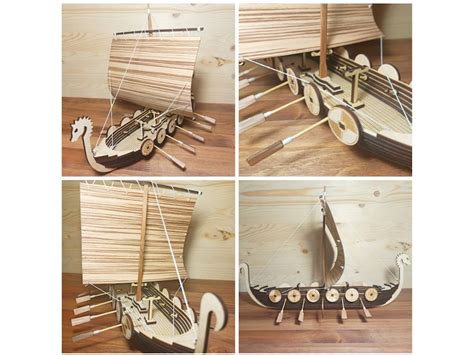 Set Of Laser Cut Ship Vector Plan Puzzle Laser Cut Files Etsy