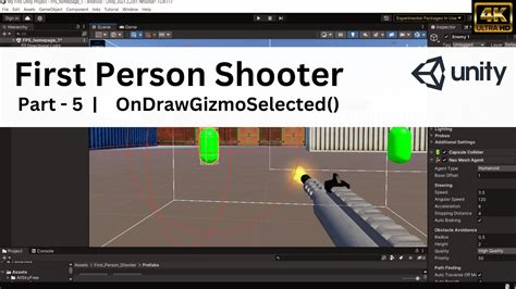 First Person Shooter Part 6 Using Ondrawgizmoselected Firstpersonshooter Tutorial Unity3d