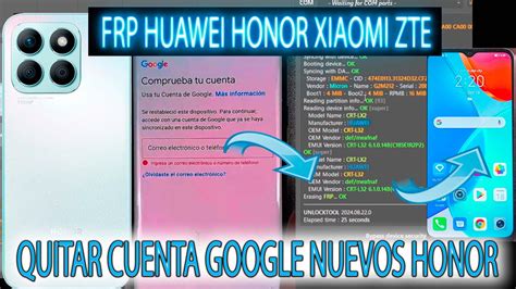 Frp Honor X B X B X Y Mas Huawei Xiaomi Zte Hisence Samsung Quitar