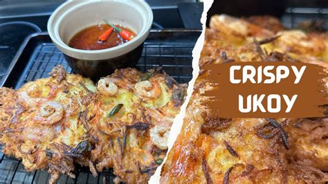 Vlog 4 Making Crispy Ukoy Shrimp Fritters Easy Filipino Food YouTube