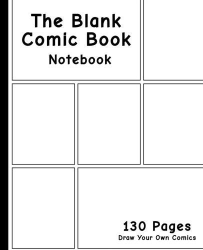 Blank Comic Book Epic Layout Blank Comic Book Sketch Book Etsy