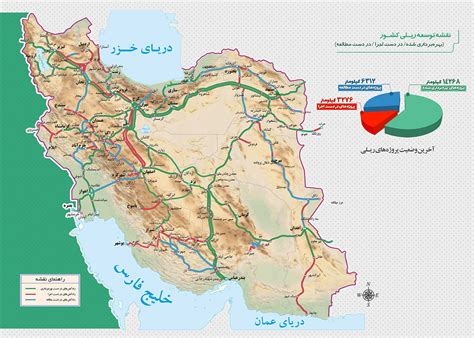 نقشه ایران و راههای ایران