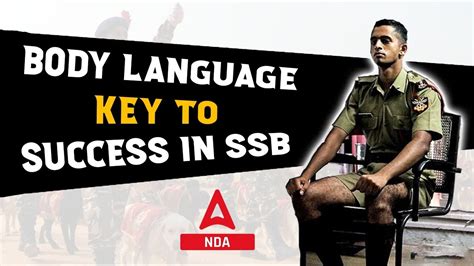 Body Language Key To Success In Ssb Ssb Personal Interview