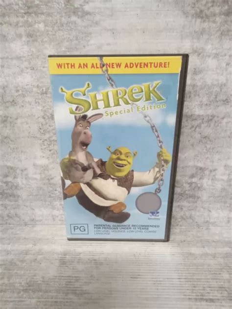 Shrek Special Edition Vhs Movie Video Cassette Tape Picclick Uk