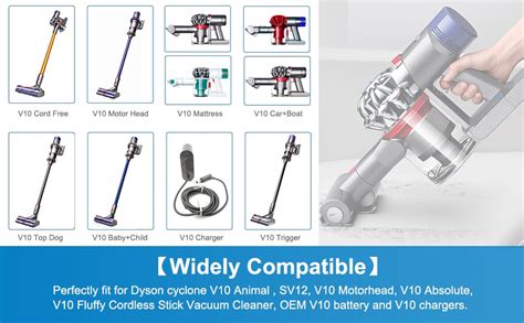 V Mah Batterie V Batterie De Remplacement Pour Dyson V