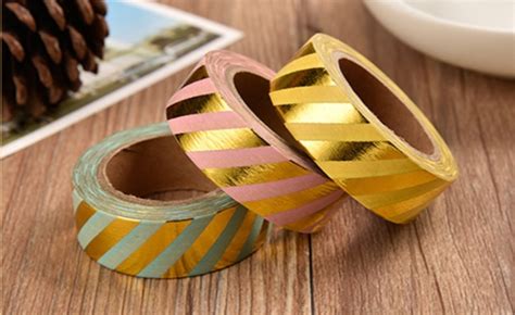 Washi tape foil dourado Fábrica de Cores