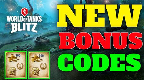 LATEST WORLD OF TANKS BLITZ CODES 2023 WOT BLITZ BONUS CODE WOT