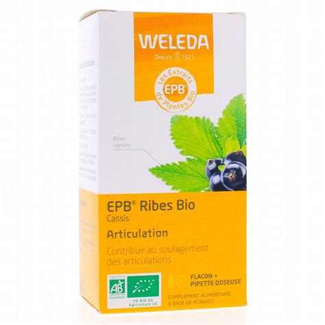 WELEDA Les Extraits De Plantes Articulation Ribes Bio Cassis Flacon