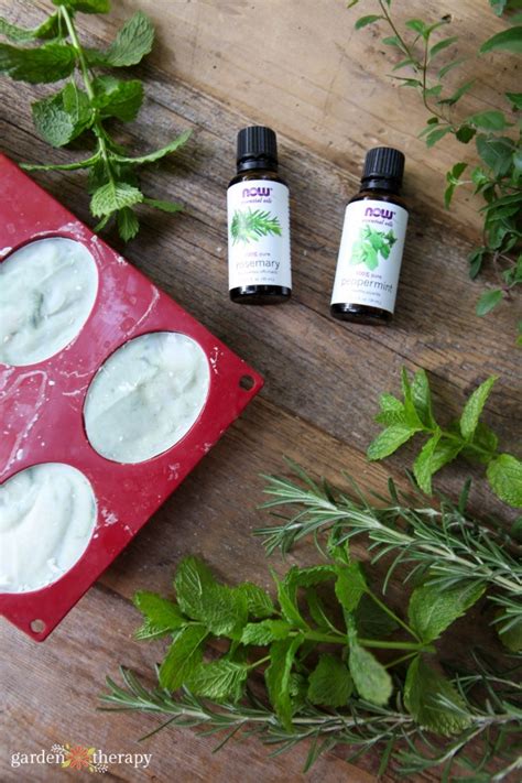 Wake Up Happy With This Rosemary And Peppermint Energizing Shower Soap