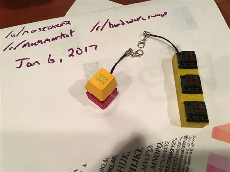 Giveaway Mechanical Switch Keychains Mechmarket