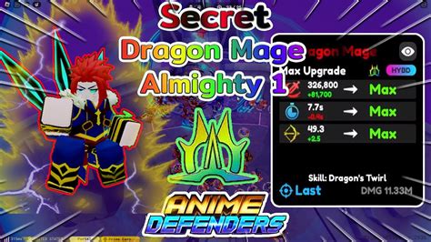 Showcase Secret Dragon Wizard Almighty Evo Dragon Mage Anime