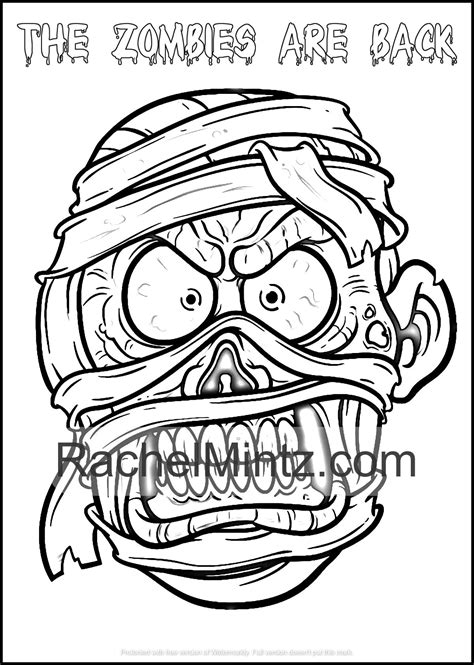 Abc Zombie Coloring Book