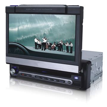 Fully Motorized In Dash Car Dvd Player With 7 Inch Tft Lcd Monitor And