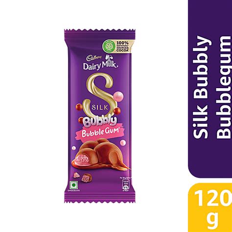 Buy Cadbury Dairy Milk Silk Dairy Milk Silk Bubbly Bubblegum