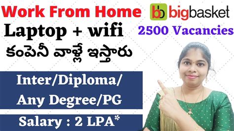 Work From Home Jobs 2023 Big Basket Jobs Big Basket Customer