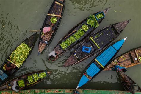 Floating Guava Market In Barishal Bangladesh Stock Image Image Of