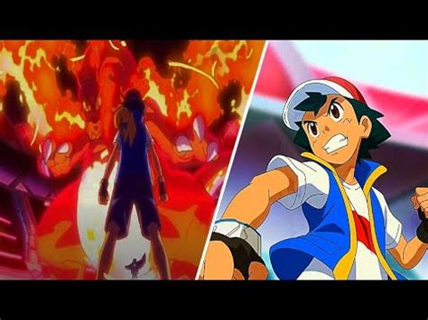 ASH VS LEON Final Battle Pikachu Z Move VS Gmax Charizard