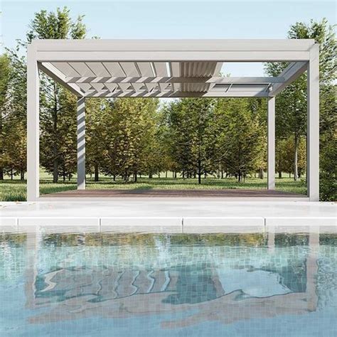 Pergola autoportée SHADE 5 SPRECH S r l adossée aluminium en