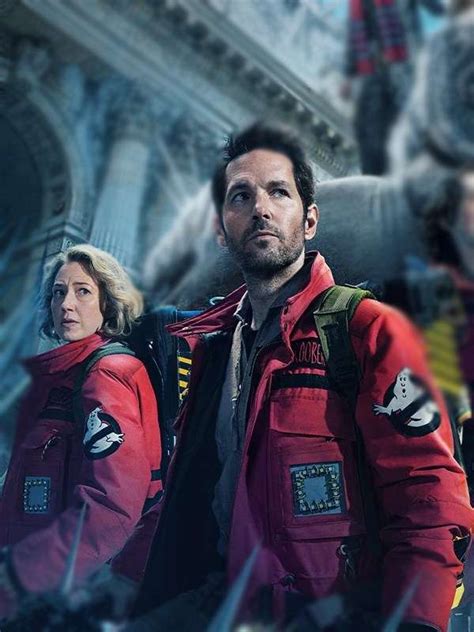 Paul Rudd Ghostbusters Frozen Empire Red Jacket - Victoria Jacket