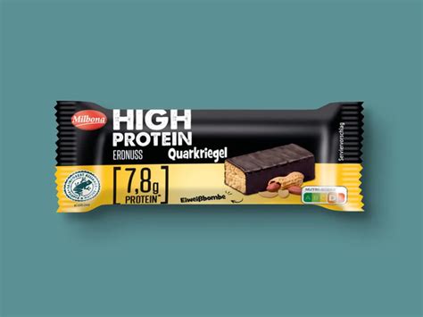 Milbona High Protein Quarkriegel Erdnuss 40 G Von Lidl Ansehen