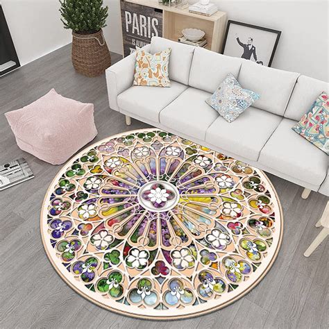 Amazon Mandala Circular Area Rugs Ft Soft Rugs For Girls Bedroom