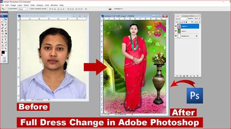 How To Full Dress Change In Adobe Photoshop Hindi Tutorial YouTube