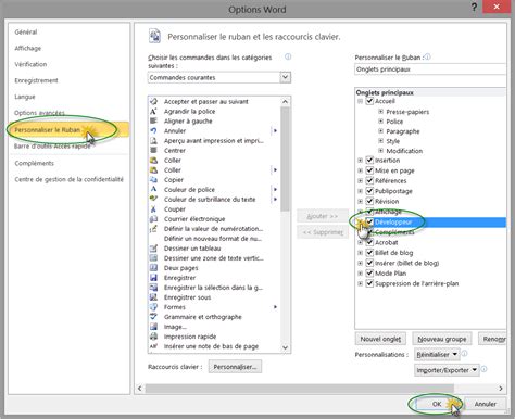 Guide d activation des cases à cocher Word 2010 InfoNovice fr