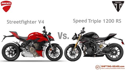 Ducati Streetfighter V Vs Triumph Speed Triple Rs