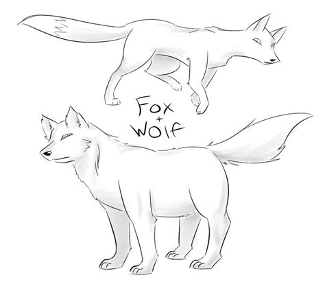 Fox And Wolf By Shazams On Deviantart