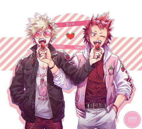 Kirishima X Bakugo Personajes De Anime Dibujos De Anime Parejas De Anime Manga