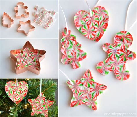 Melted Peppermint Candy Ornaments Christmas Candy Ornaments