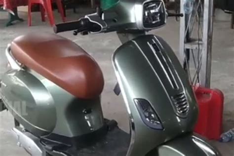 Harga Cuma Jutaan Skuter Listrik Desain Retro Mirip Vespa Ini Bakal