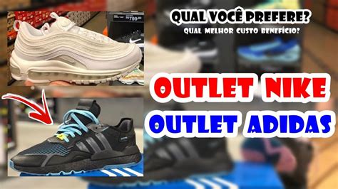 TÊNIS BARATO OUTLET NIKE OUTLET ADIDAS QUAL MELHOR OPÇÃO QUAL O