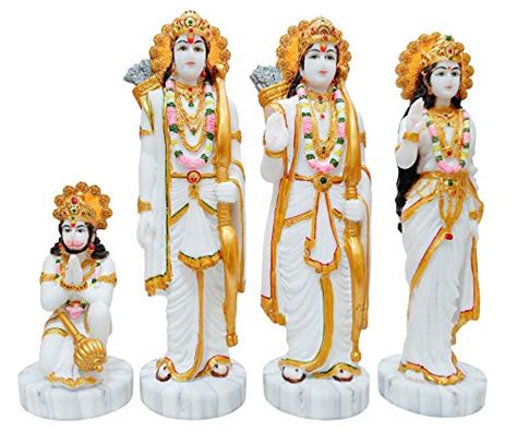 Buy Fabzone Marble Dust Lord Ram Darbar God Ram Laxman Sita Hanuman