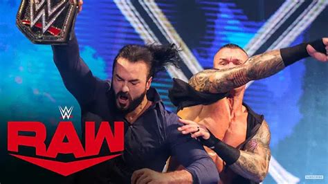 Raw Randy Orton Responds With Ambush Of Drew Mcintyre August