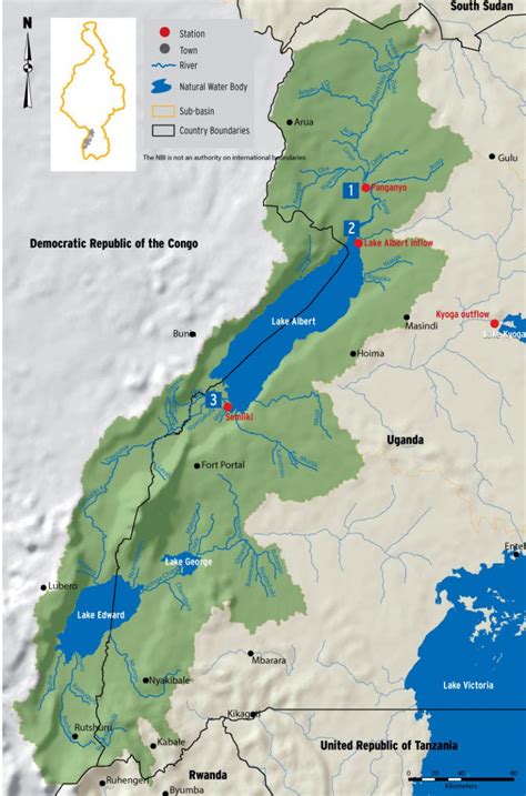 Lake Albert Sub Basin Nile Basin Water Resources Atlas