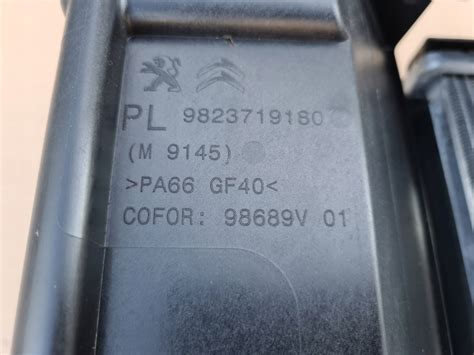 WZMOCNIE PAS PRZEDNI CHŁODNIC PEUGEOT 208 EV e 208 11896319452