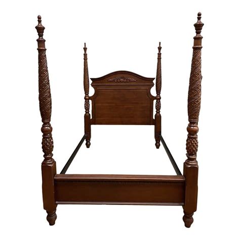 Ethan Allen Montego Four Poster Bed Queen Size Four Poster Bed Poster Bed Four Poster