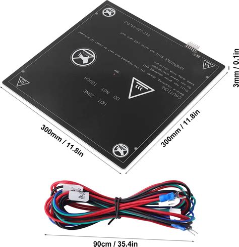 Review D Printer Hot Bed Aluminum Plate Gold Plating Process Heat Platform For D Printer V