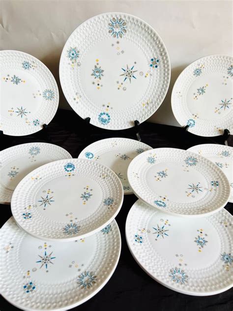 Bernardaud Co Limoges Service Dessert Mod Le Quatre Saisons