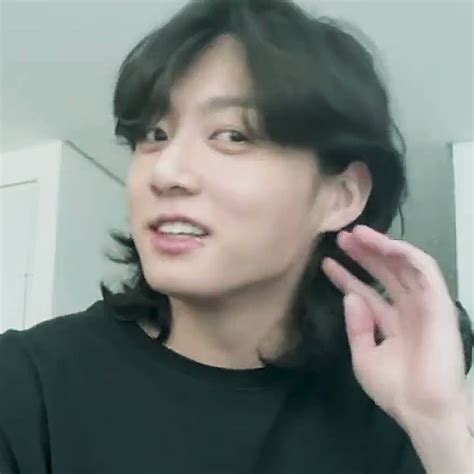 Jk Vids Slow On Twitter No Bc Jungkook S Hair Is Long Rn Https